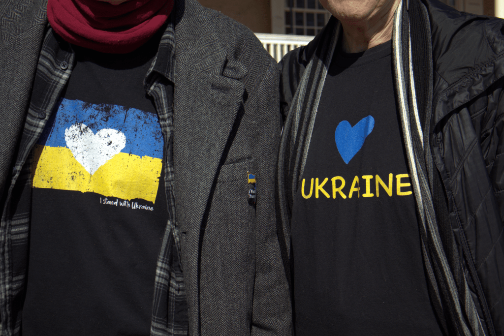 Haverford students gather for Ukraine vigil amidst abrupt change in U.S.&nbsp;diplomacy
